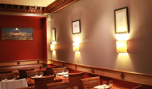 restaurant la route du tibet : tableau tibétain