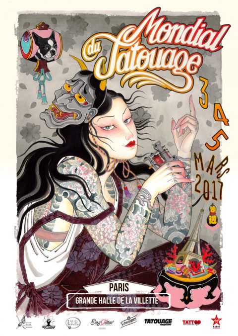 Mondial du tatouage 2017 à Paris