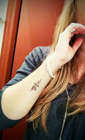 vertical tattoo