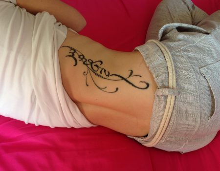 cursive flanc